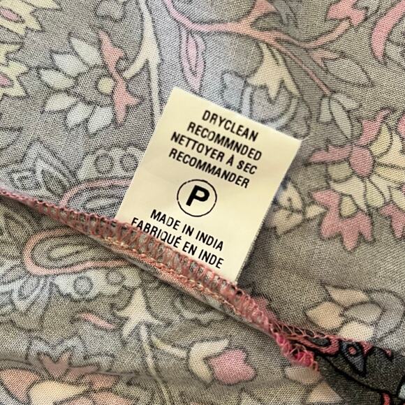 Blank London Kimono One Size Fits S M L XL Paisley Robe Cover Up Pink Boho Beach - Picture 11 of 14